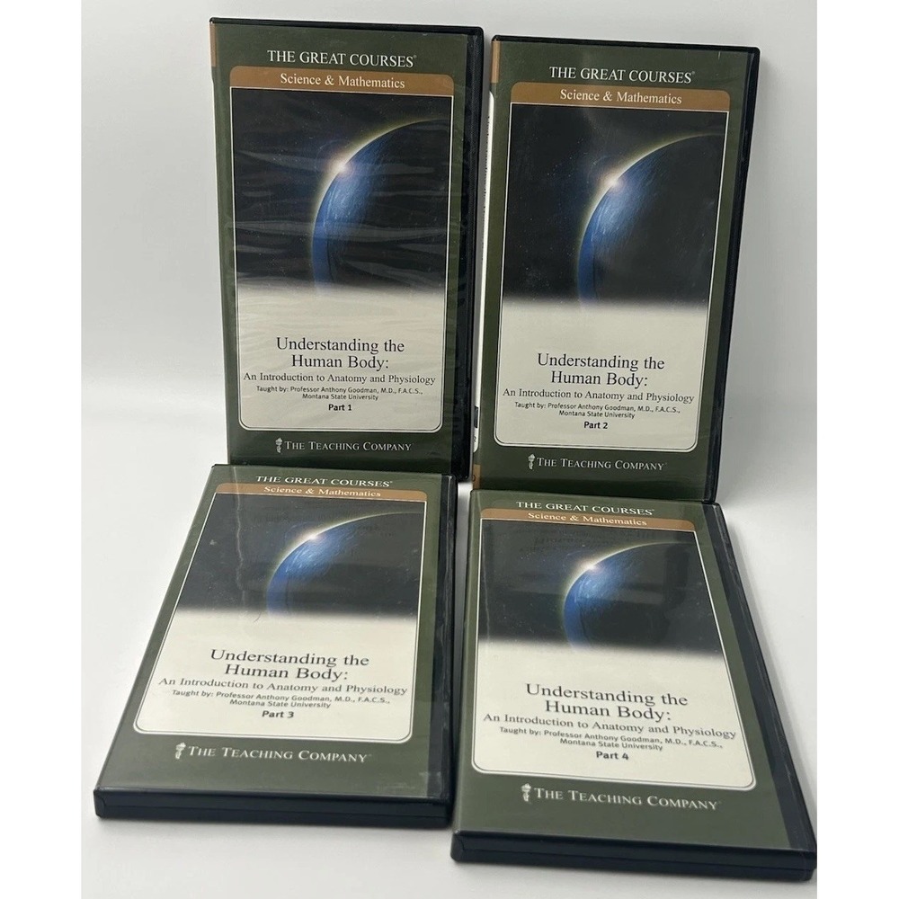 Great Courses Understanding Human Body DVD Set 1-4 Teaching Company Homeschool